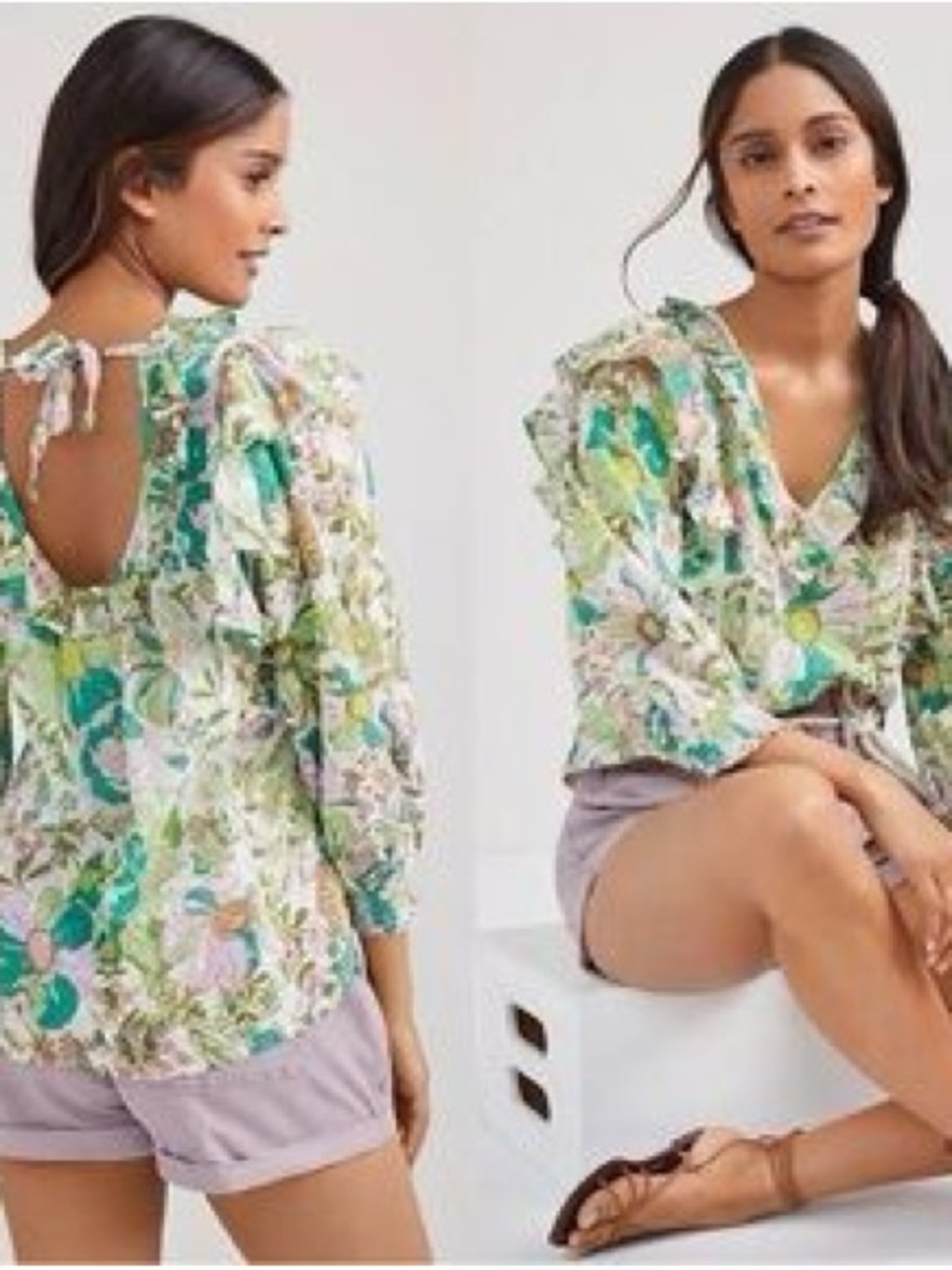 Ruffled Print Blouse I
Anthropologie